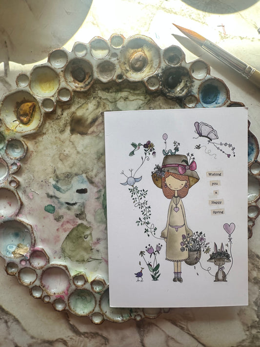 Wishing You A Happy Spring - Mary