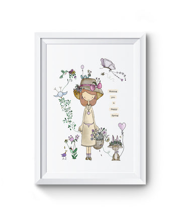 Wishing You A Happy Spring - Mary