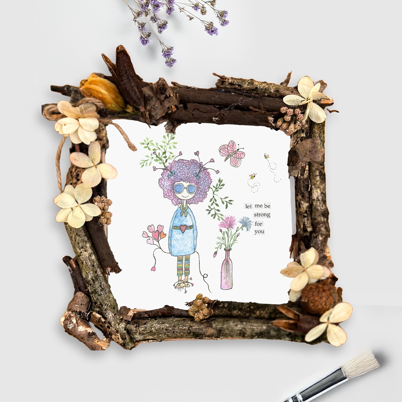 Original Framed Watercolor Art