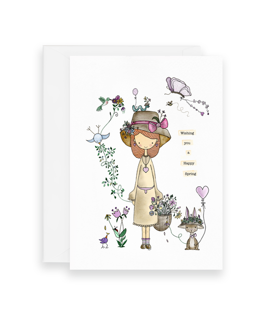 Wishing You A Happy Spring - Mary