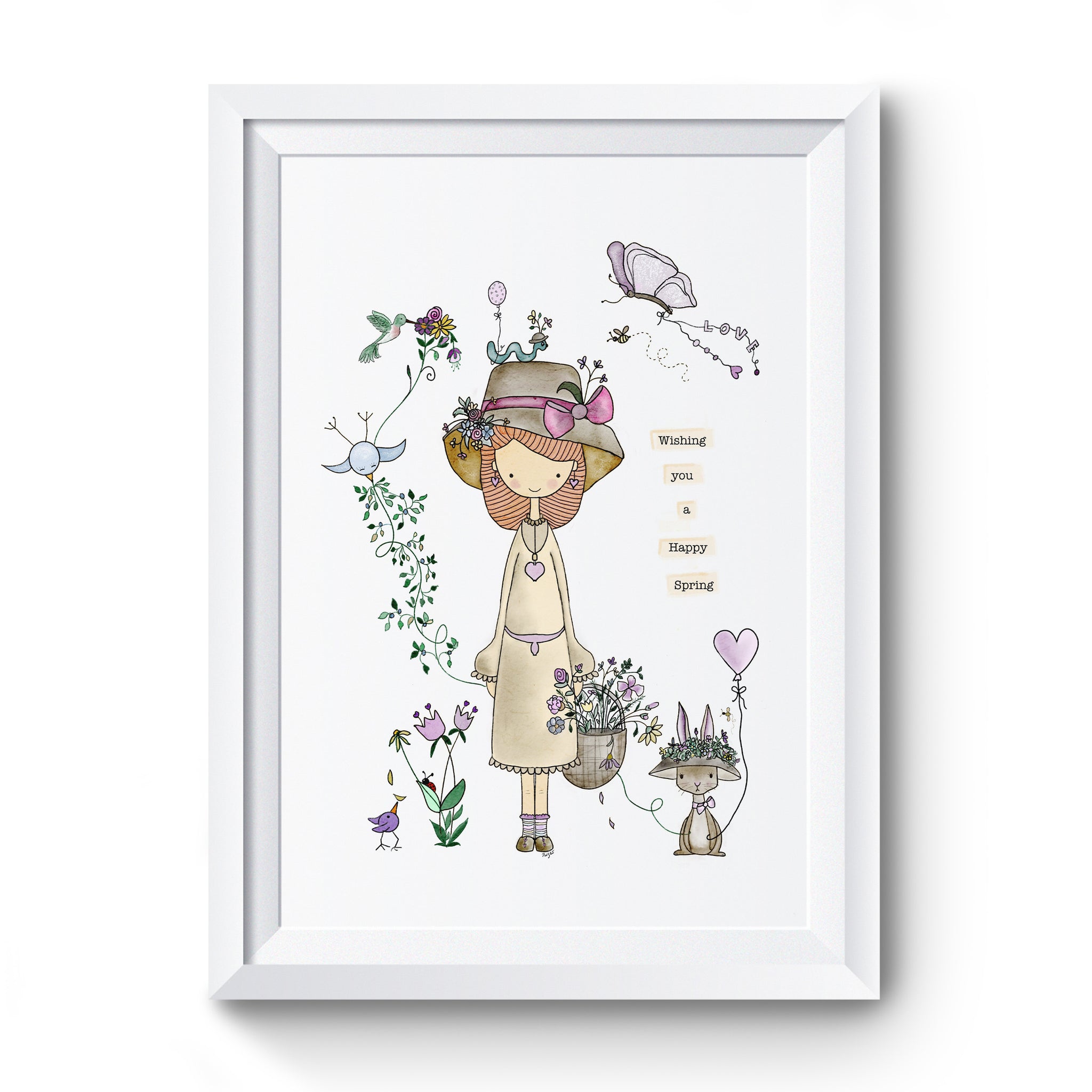 Wishing You A Happy Spring - Mary