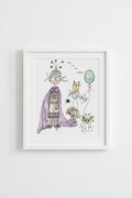 Tristan framed art print