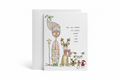 Ruby holiday greeting card with envelope