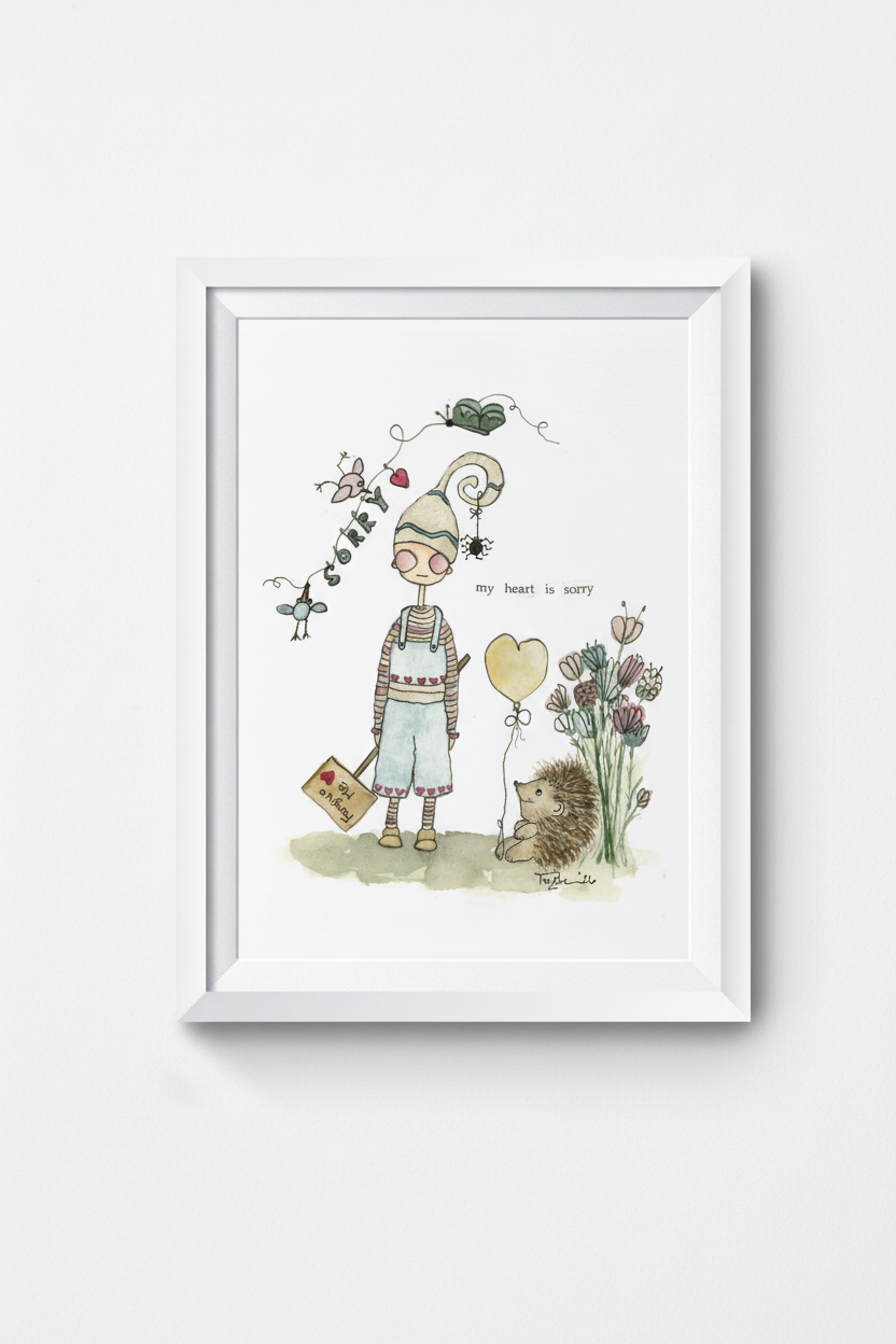 Ernest framed art print