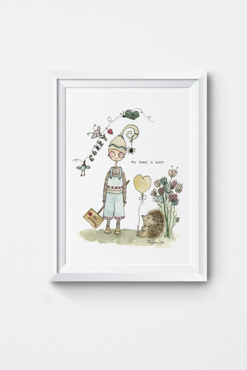 Ernest framed art print
