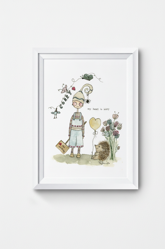 Ernest framed art print