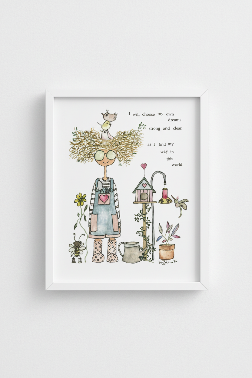 Eloise framed art print