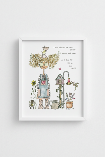 Eloise framed art print