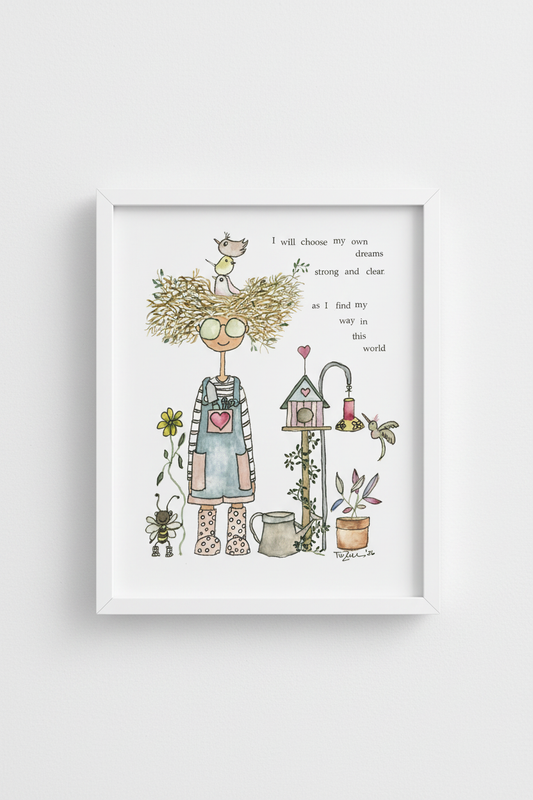 Eloise framed art print