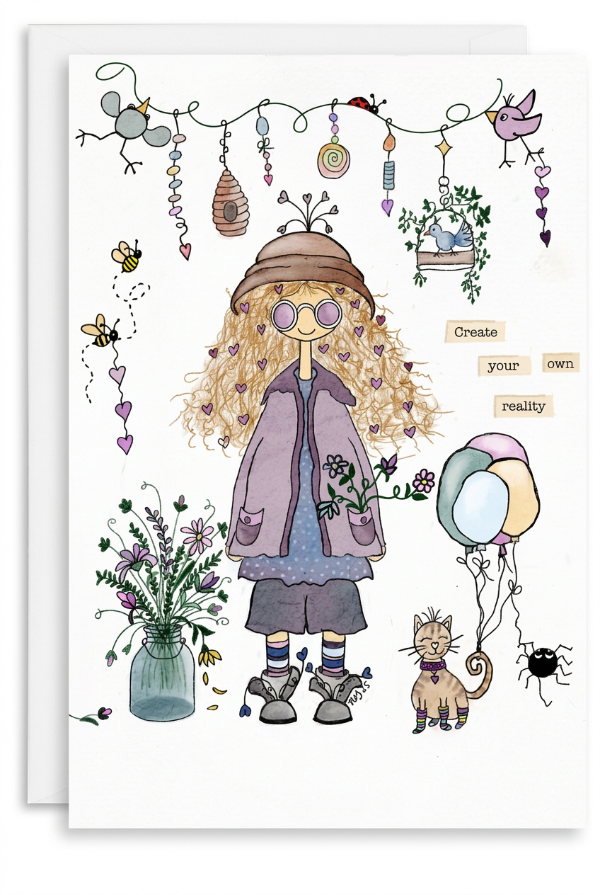 Lorelai using the existing card-and-envelope template